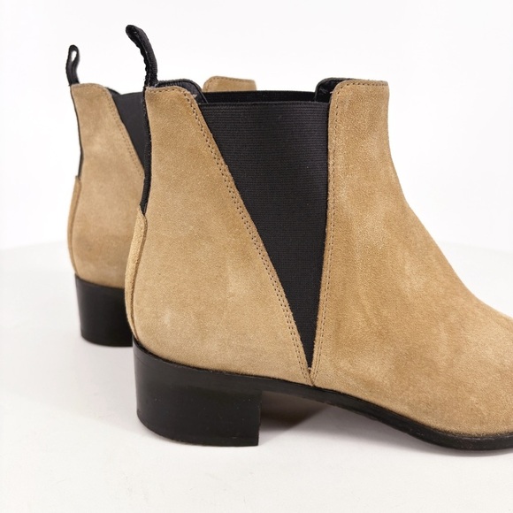 Acne Studios Jensen Suede Ankle Boots Tan Beige | Size 38 / 7.5 - Picture 8 of 16